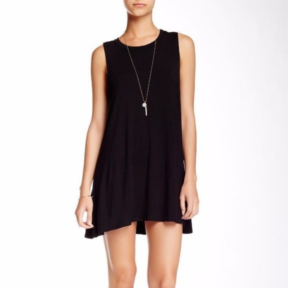 Black tank dress